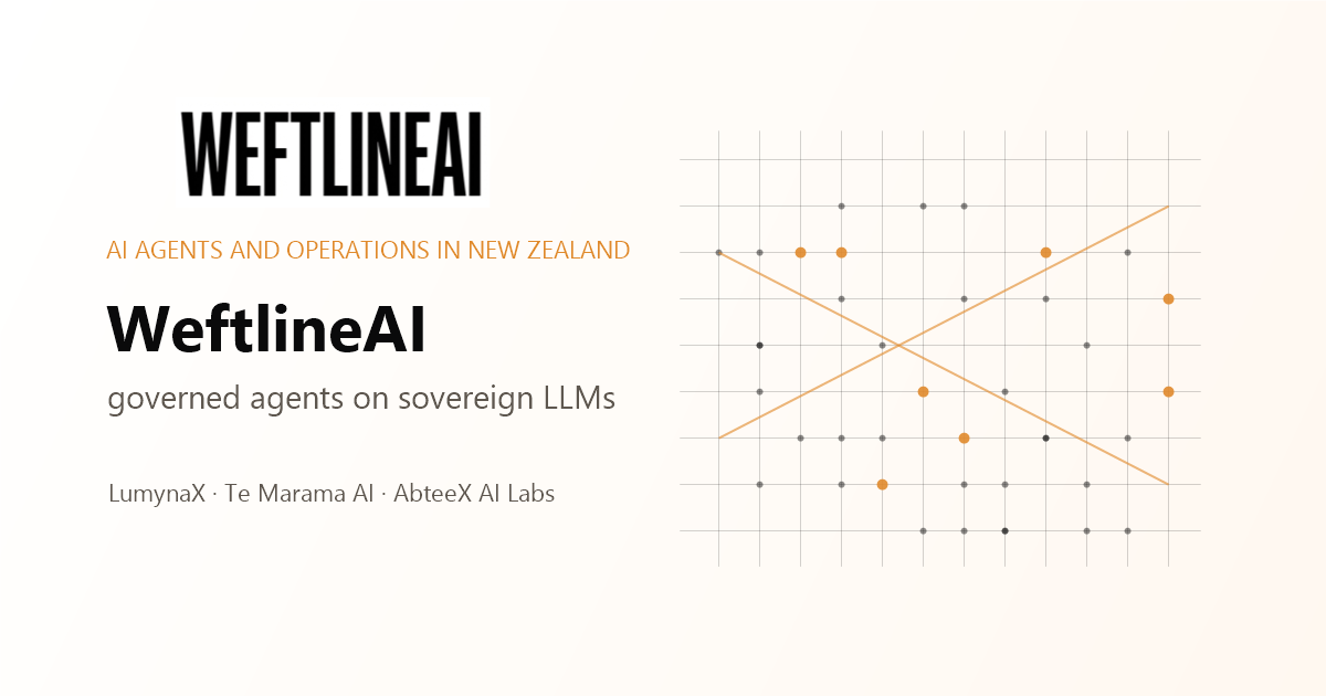 WeftlineAI AI agents and operations in New Zealand